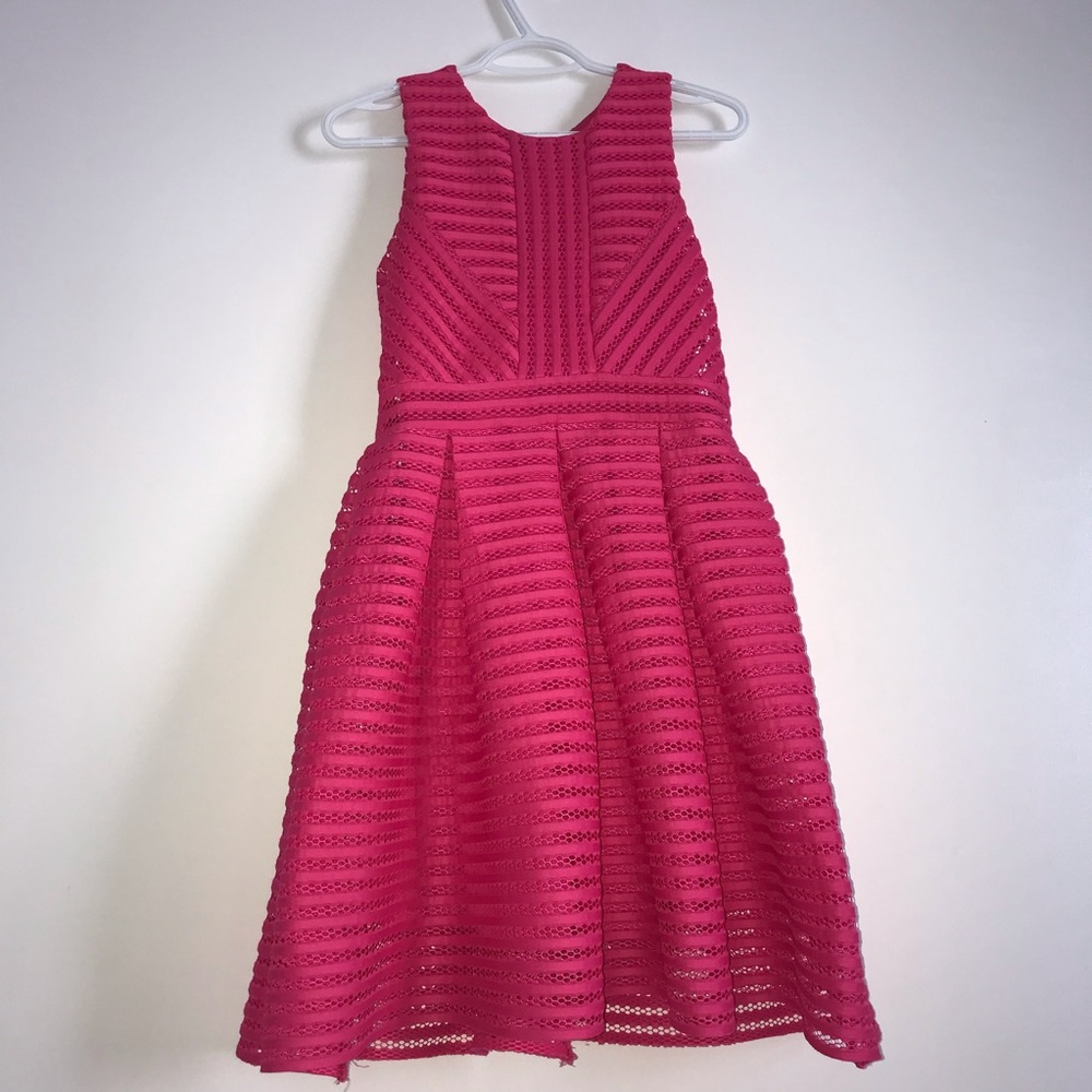 girly hot pink dress